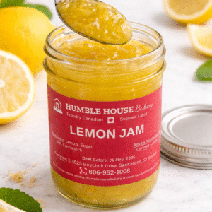 Local Lemon Jam at Humble House Bakery in Saskatoon