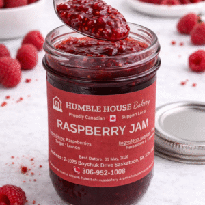 Local Raspberry Jam at Humble House Bakery in Saskatoon