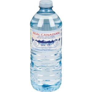 Fresh bottled water available at Humble House Bakery in Saskatoon. Refreshing and pure.