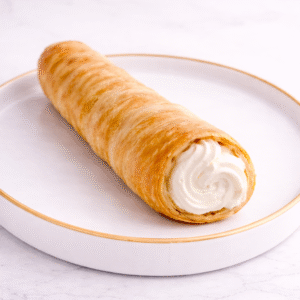 Fresh eggless cream rolls filled with whipped cream from Humble House Bakery Saskatoon